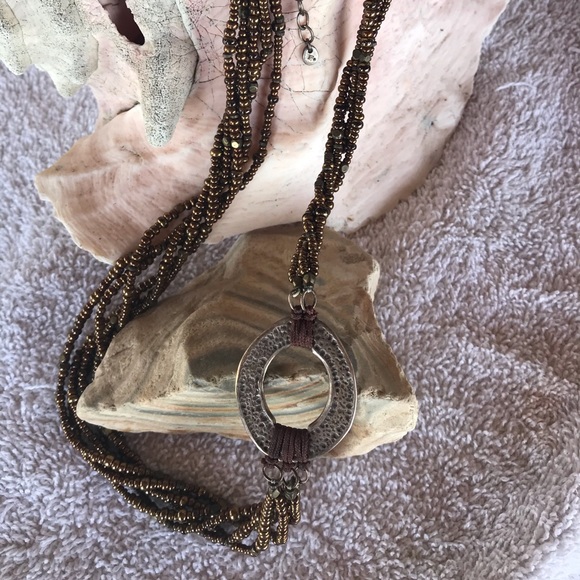 Silpada Jewelry Silpada Bronze Bead Multi Strand Necklace Poshmark